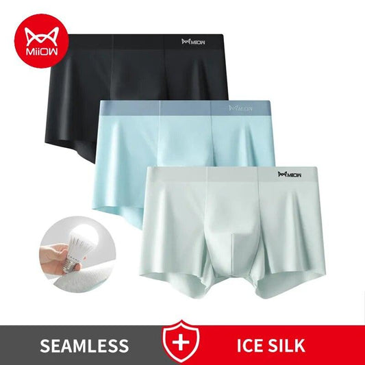 MiiOW 3pcs Ice Silk Man Underwear - MiiOW Brand
