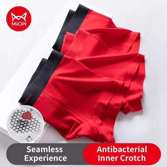 MiiOW 2Pcs New Year Men Red Boxer Shorts - MiiOW Brand